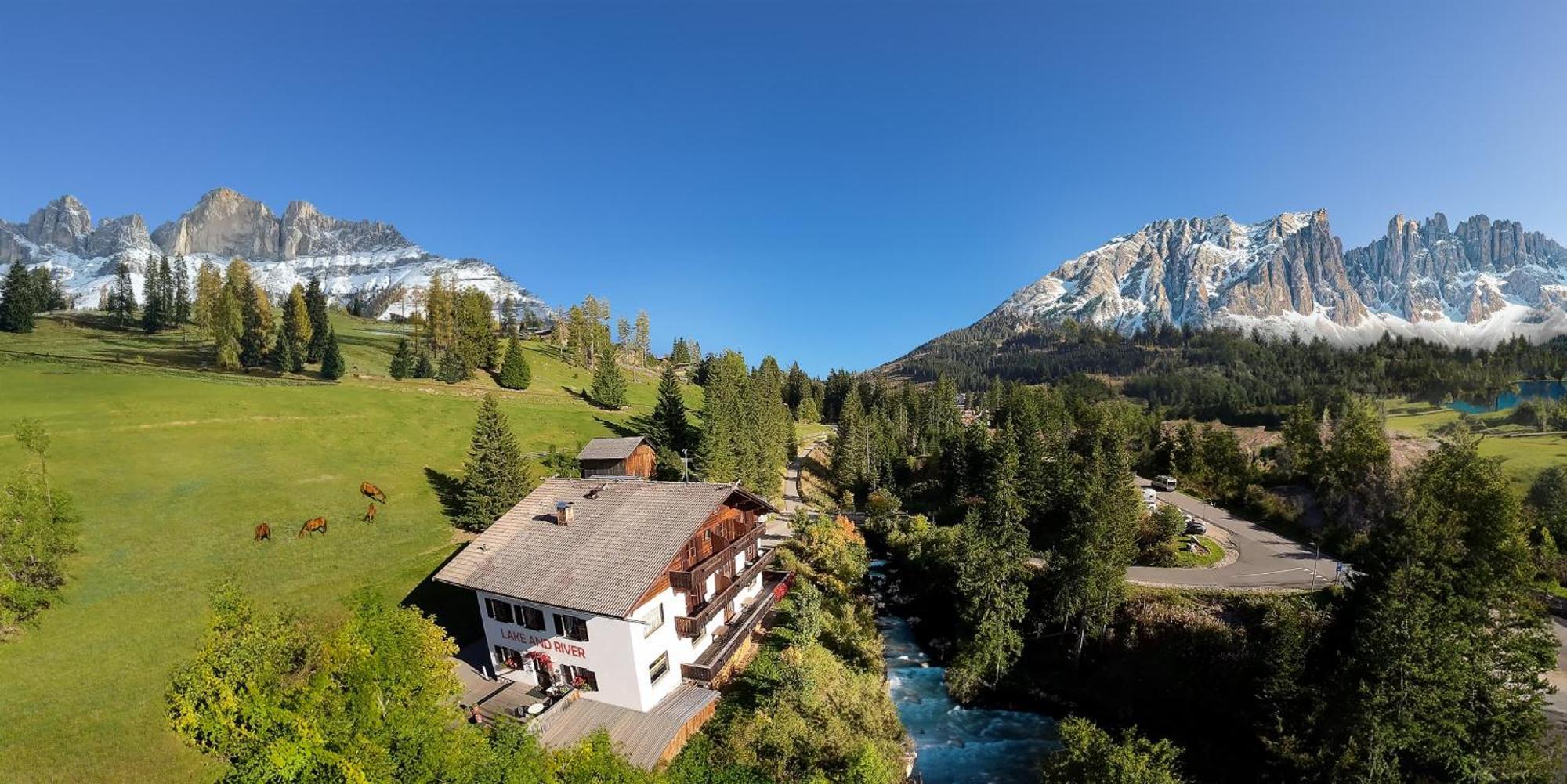 Lake & River Hotel Карецца-аль-Лаґо Екстер'єр фото